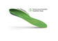 Top of Superfeet Active Support High Arch right foot insole with doctor-recommended Superfeet shape.